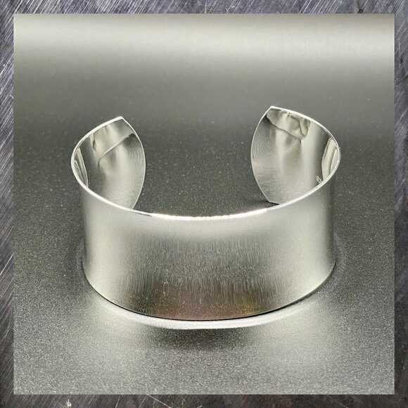 Jewelry - Sterling Silver 925 Wide Cuff Bracelet #1165